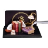 Picture of Reading Time with Books, Teacup, Glasses and Lamp - Rose Design
